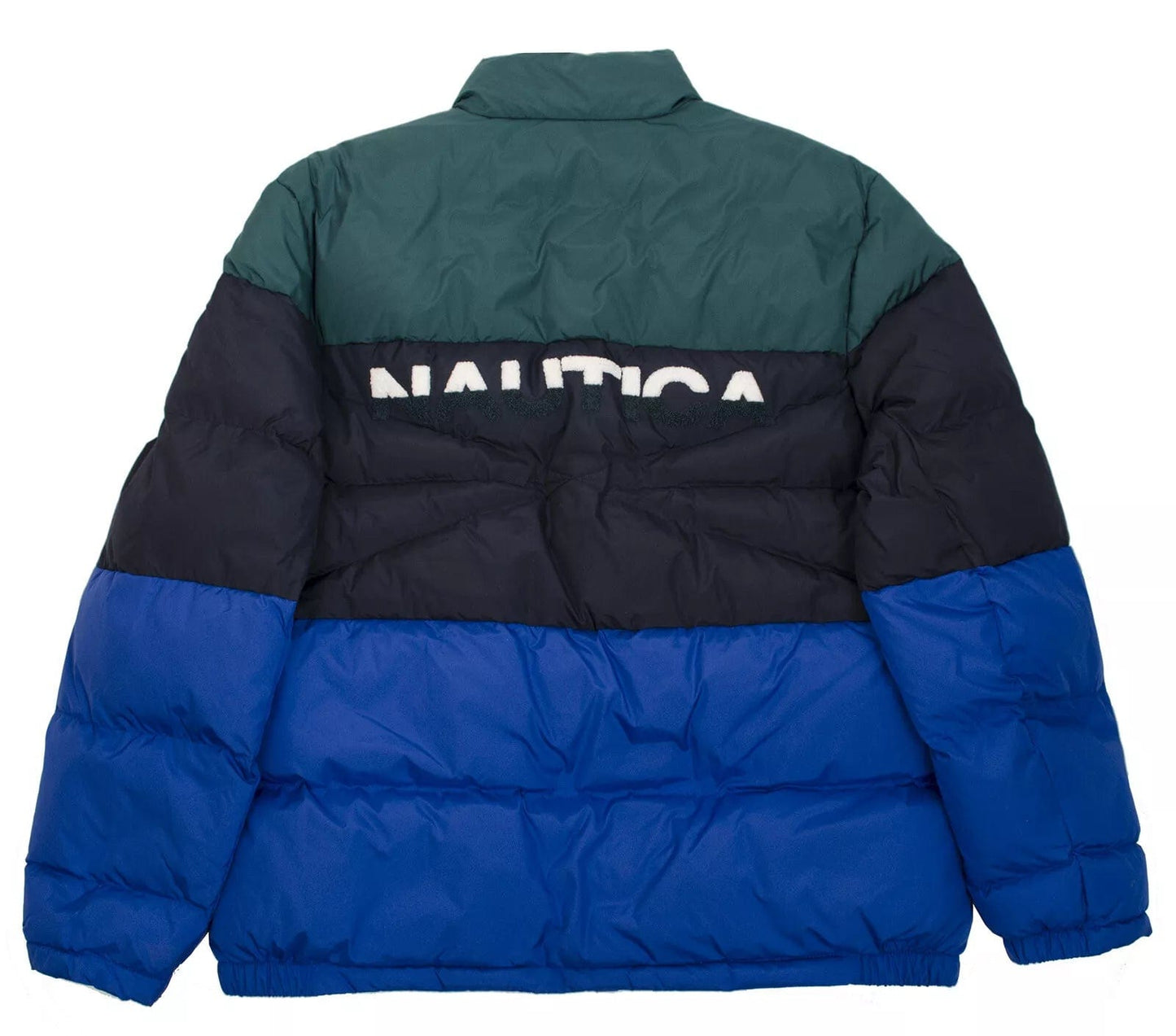 NAUTICA Mens Jackets XXL / Multi-Color NAUTICA - Color Block Non Iron Puffer Jacket