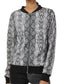 NEW COLLECTION Womens Jackets M / Multi-Color NEW COLLECTION - Reptilian Print Bomber Jacket