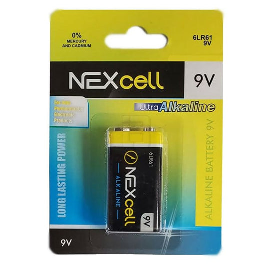 NEXCELL Electronic Accessories NEXCELL -  Alkaline Battery 9 Volt