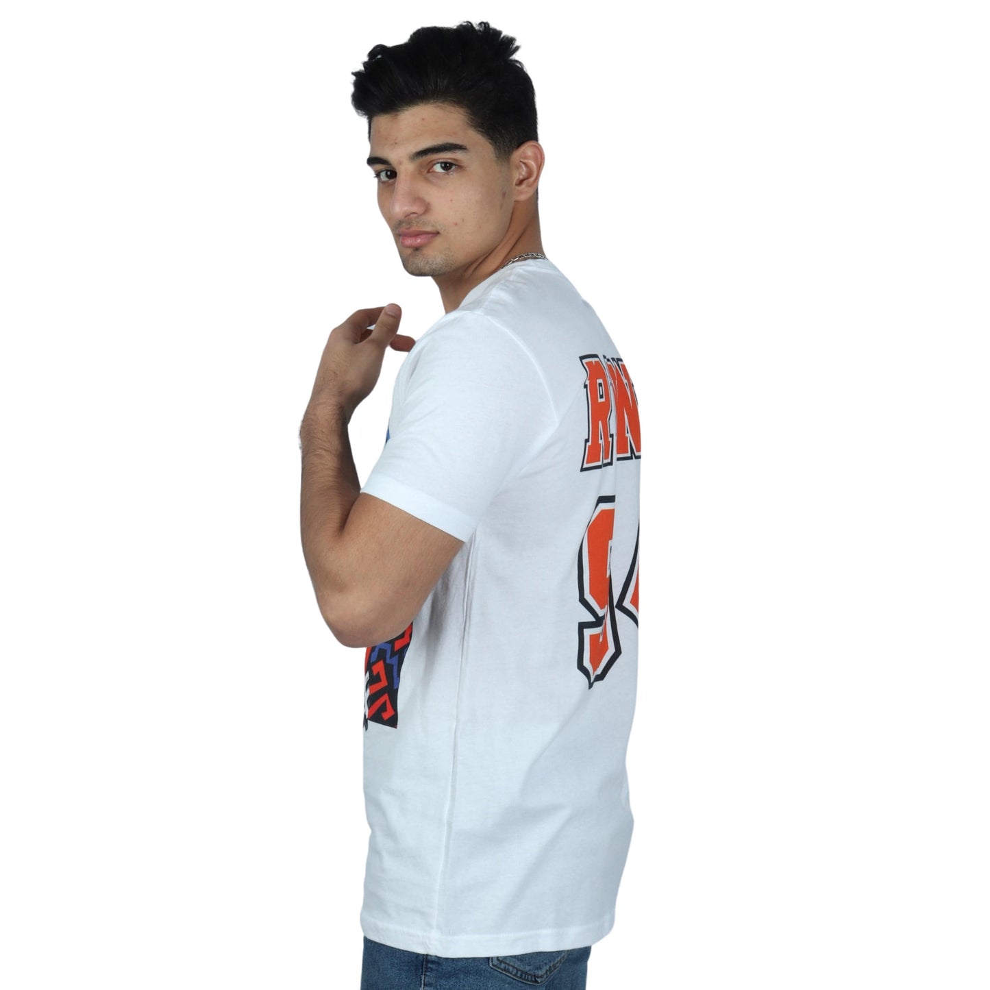 NEXT LEVEL Mens Tops M / White NEXT LEVEL - Printed All Over T-Shirt