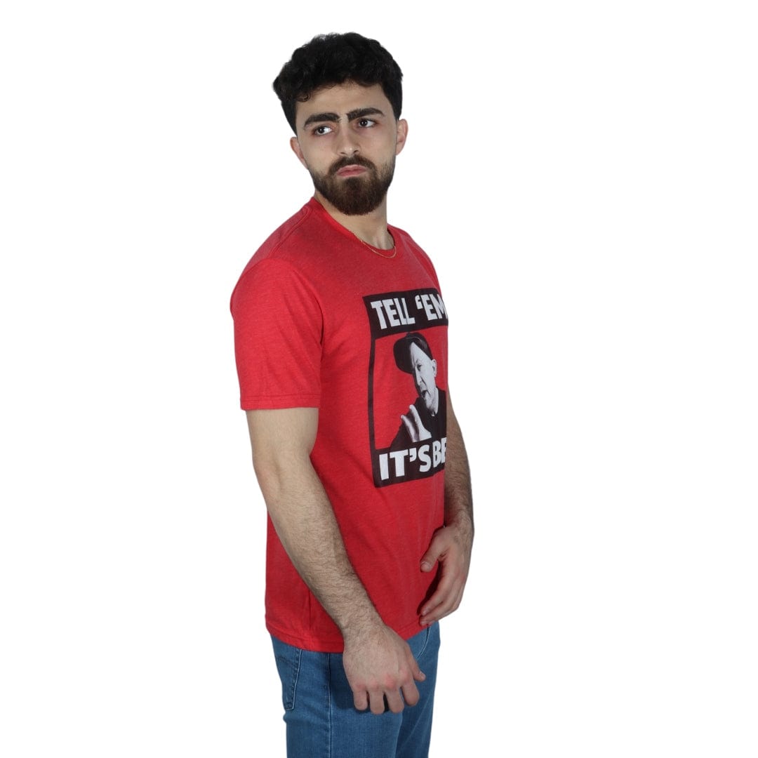 NEXT LEVEL Mens Tops L / Red NEXT LEVEL - Tell 'Em It's Bell T-Shirt