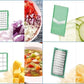 NICER DICER CHEF Kitchenware Green NICER DICER CHEF - 13 Piece food slecer and dicer