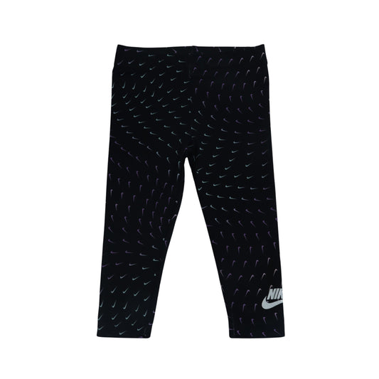 NIKE Baby Girl 18 Month / Black NIKE - BABY - Printed Logo Legging