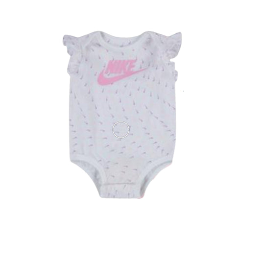 NIKE Baby Girl 3 Month / White NIKE - Pinted Body  Baby Suit