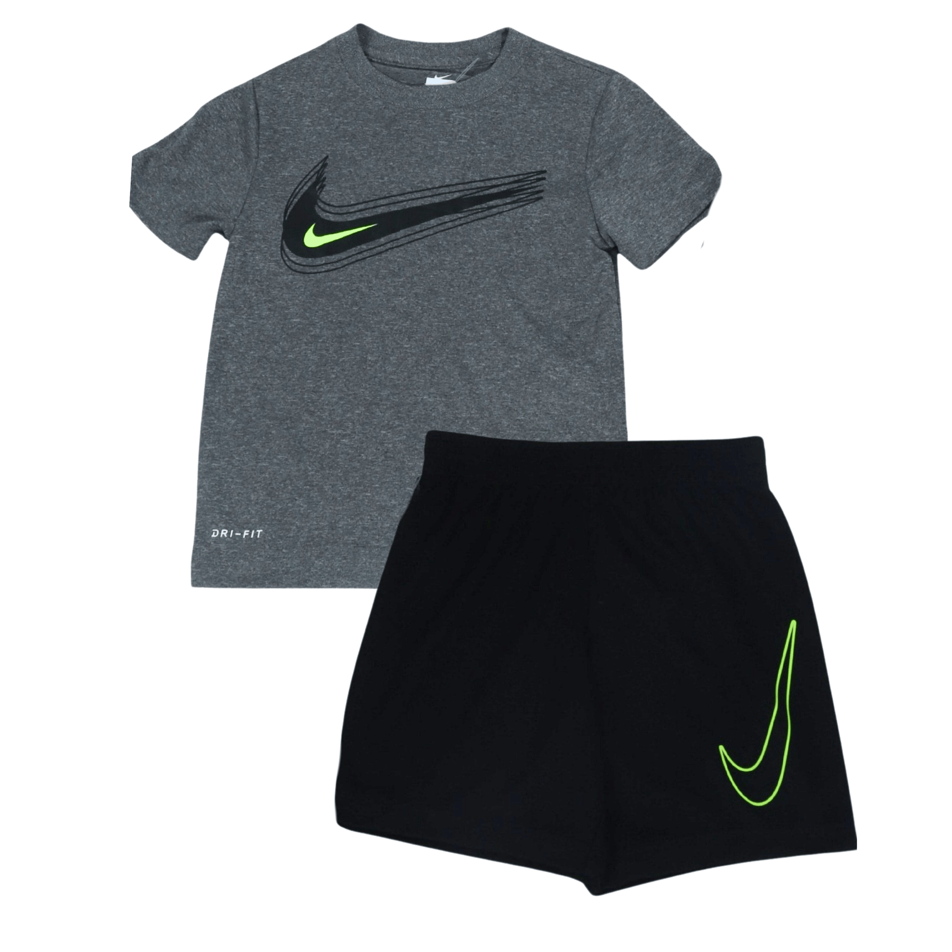 NIKE Boys Set XS / Multi-Color NIKE - Kids - Front Branded T-Shirt And Shorts Set