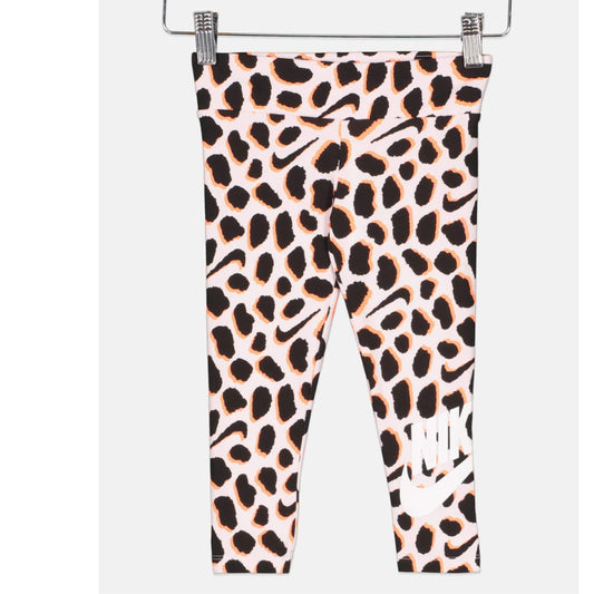 NIKE Girls Bottoms L / Multi-Color NIKE - KIDS - On The Spot Animal Print Leggings