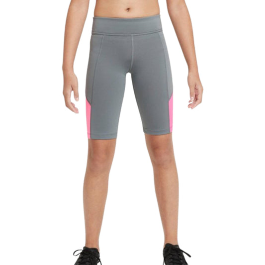 NIKE Girls Bottoms M / Grey NIKE - Kids -  Trophy Training Bike Shorts