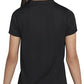 NIKE Girls Tops S / Black NIKE - Kids -  Dry Legend V-Neck Swoosh T-Shirt