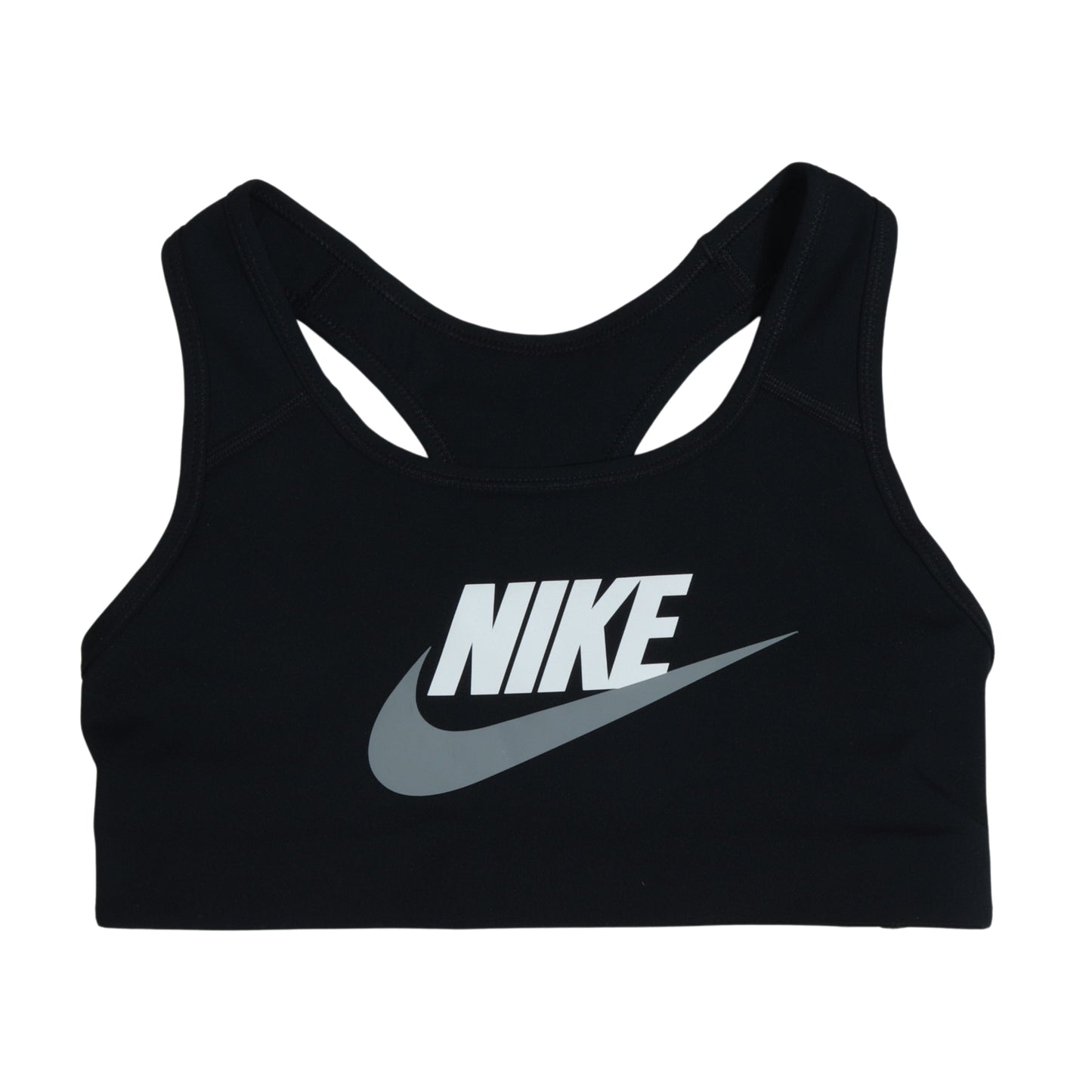 NIKE Girls Tops XS / Black NIKE - KIDS - Printed Sports Bra