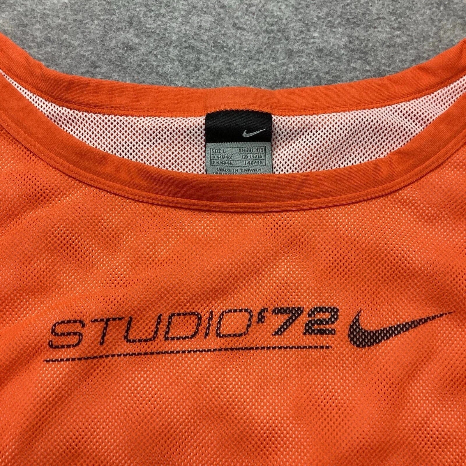 NIKE Womens sports XS / Orange NIKE - Dry fit breathable mesh tanktop