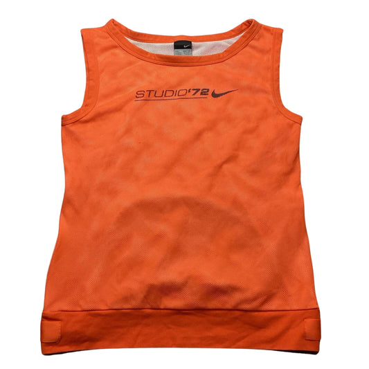 NIKE Womens sports XS / Orange NIKE - Dry fit breathable mesh tanktop