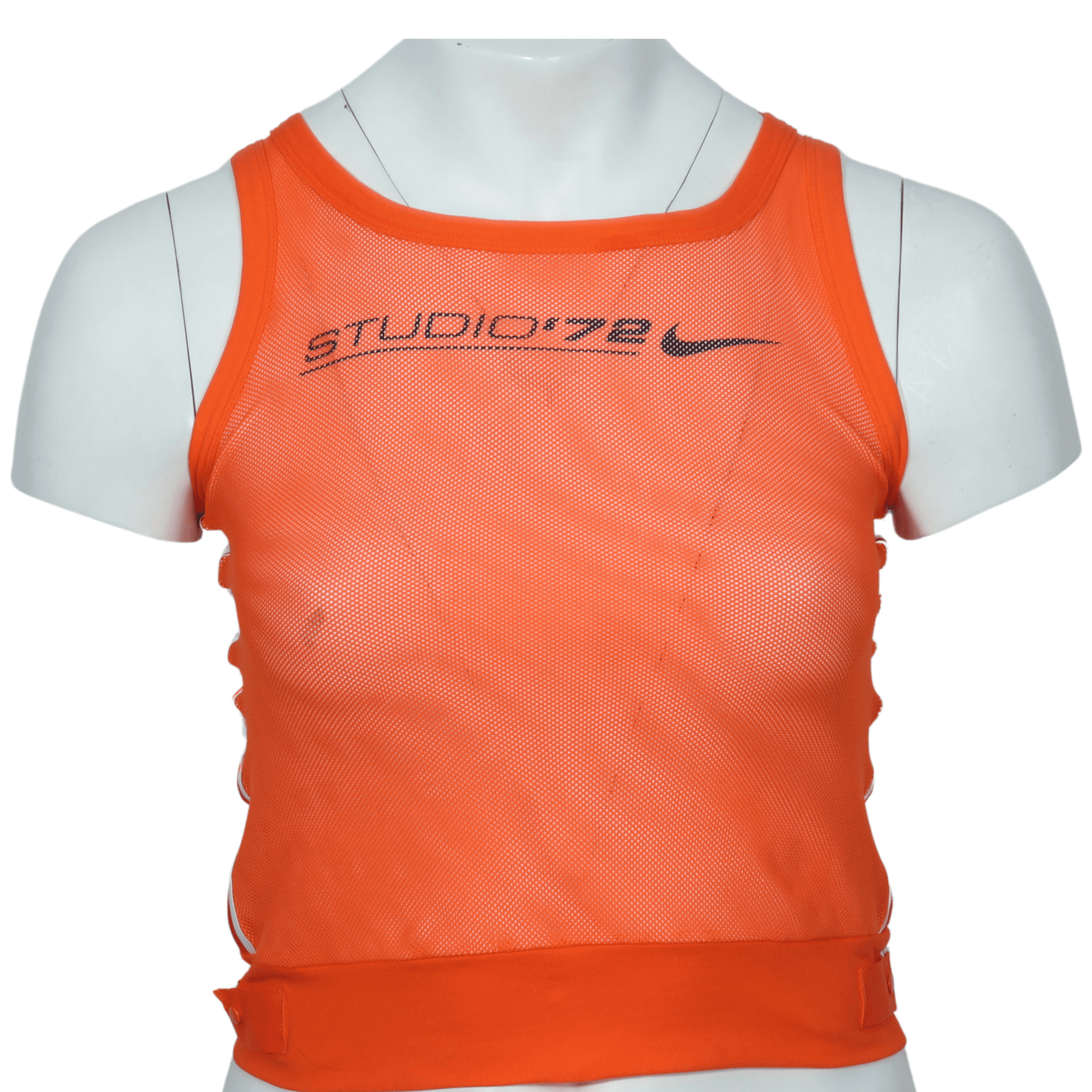 NIKE Womens sports XS / Orange NIKE - Dry fit breathable mesh tanktop