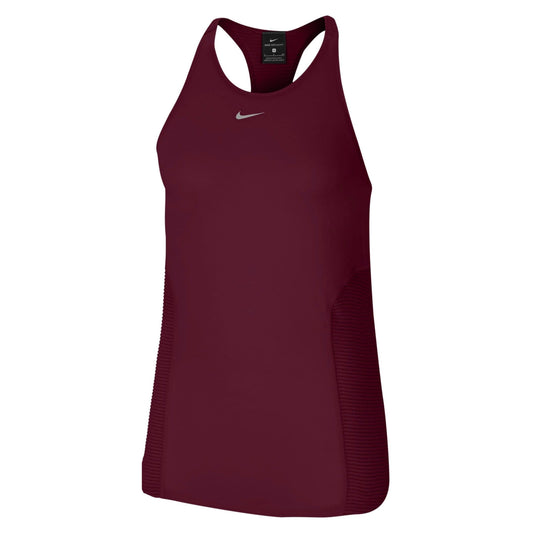 NIKE Womens sports M / Burgundy NIKE - Pro AeroAdapt Tank Top