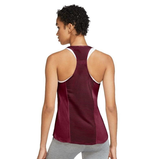NIKE Womens sports M / Burgundy NIKE - Pro AeroAdapt Tank Top