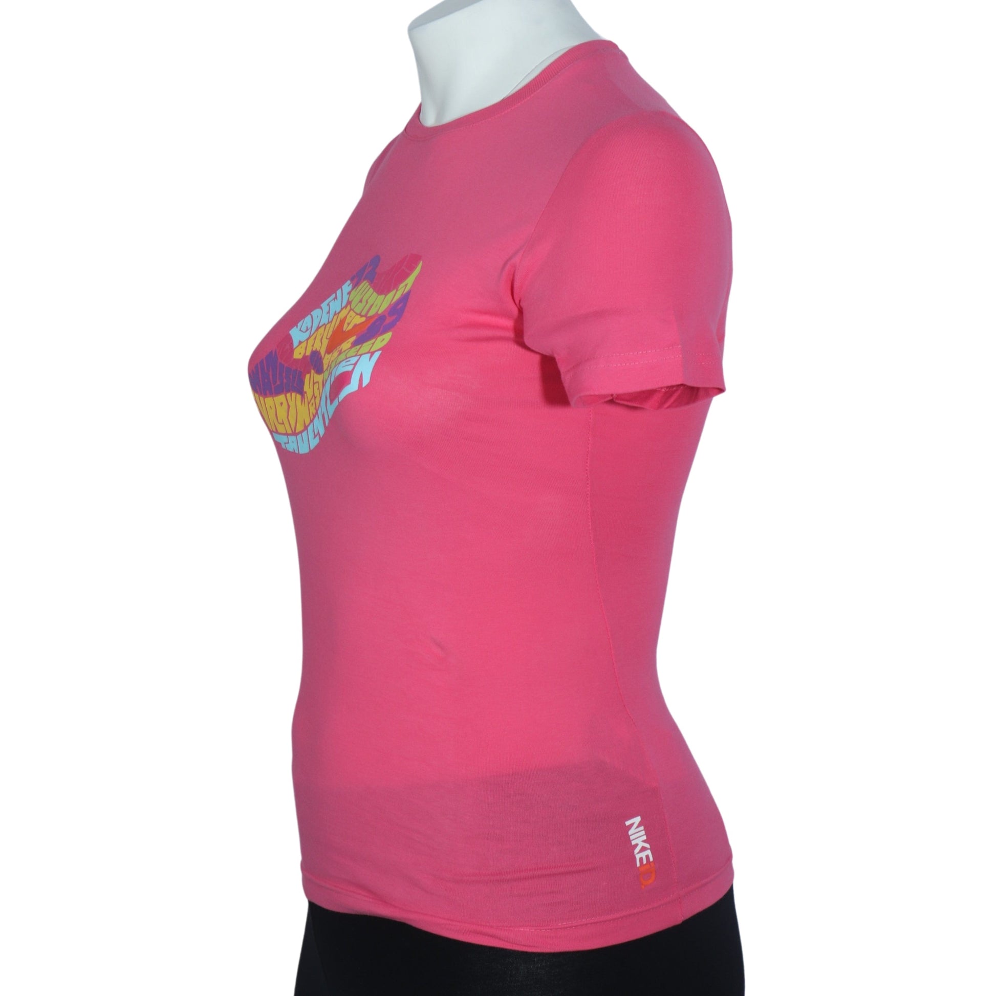 NIKE Womens Tops M / Pink NIKE - Printed T-Shirt