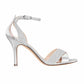 NINA Womens Shoes 40 / Silver NINA -  Dust Glitter and Satin high heel sandals