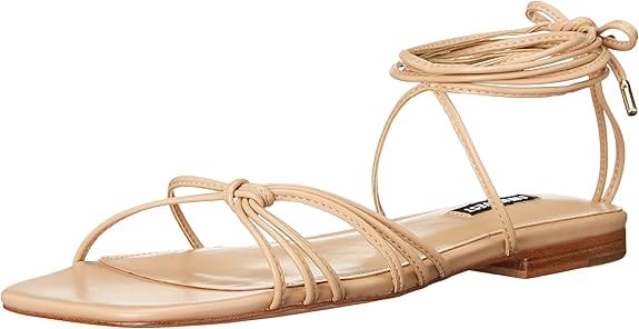 NINE WEST Womens Shoes 36.5 / Beige NINE WEST - Open Toe Strapped Summer Sandal