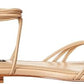 NINE WEST Womens Shoes 36.5 / Beige NINE WEST - Open Toe Strapped Summer Sandal