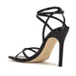 NINE WEST Womens Shoes 37.5 / Black NINE WEST - Tidle Ankle Strap Dressy Sandals