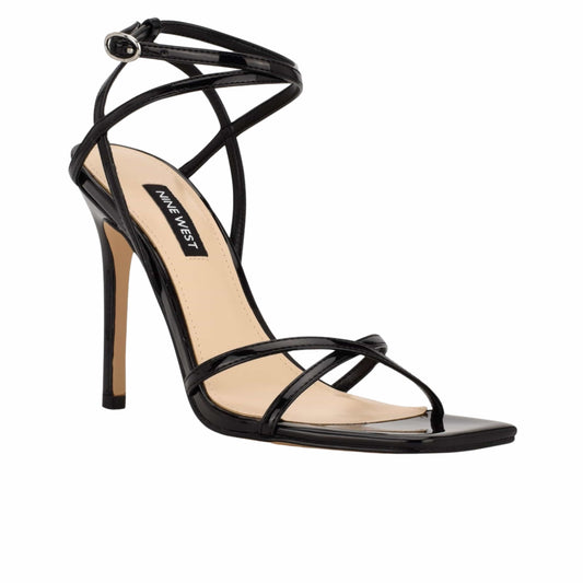 NINE WEST Womens Shoes 42 / Black NINE WEST - Tidle Strappy High Stiletto Sandals