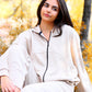 NINETY 60 NINETY Womens Jackets Beige / S Ninety 60 Ninety - Sude Jacket