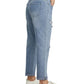 NUMERO Womens Bottoms NUMERO -  Destructed Rolled-Cuff Boyfriend Jeans