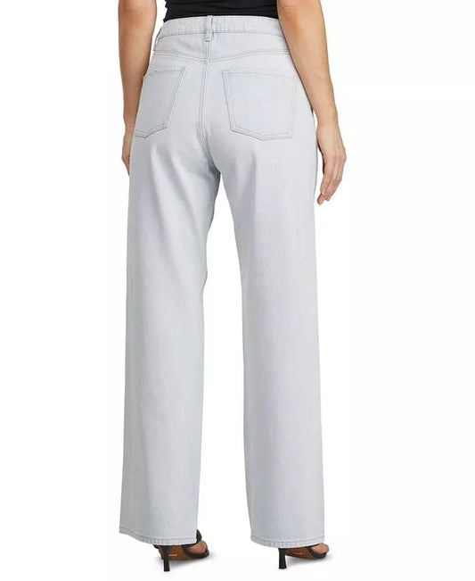 NUMERO Womens Bottoms NUMERO - High Rise Light Wash Wide Leg Jeans