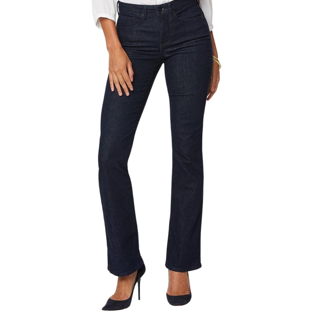 NYDJ Womens Bottoms S / Navy NYDJ - Petite Barbara Bootcut in Rinse