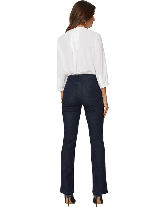 NYDJ Womens Bottoms S / Navy NYDJ - Petite Barbara Bootcut in Rinse