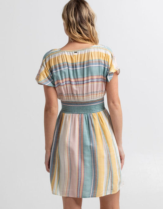 O'NEILL Womens Dress XS / Multi-Color O'NEILL - Ashlin Baja Stripe Dress