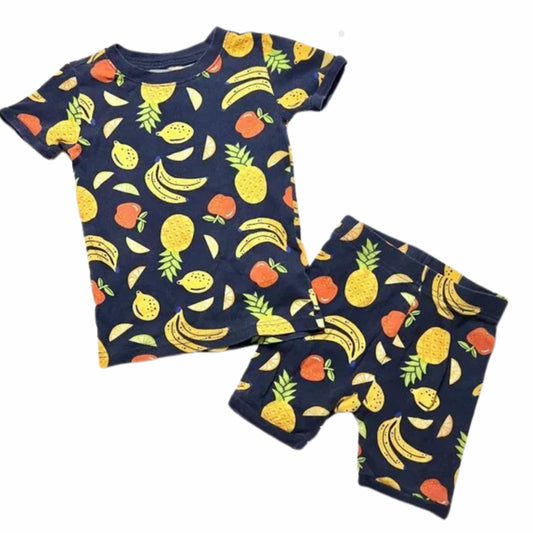 OLD NAVY Baby Boy 3 Years / Navy OLD NAVY - BABY - Fruits Printed Design 2 Pieces Sleepwear Set