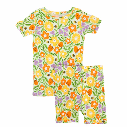 OLD NAVY Baby Girl 2 Years / Multi-Color OLD NAVY - Graphic Printed Top & Bottom Sleepwear Set