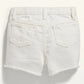 OLD NAVY Girls Bottoms S / White OLD NAVY - High-Rise White Jean Shorts