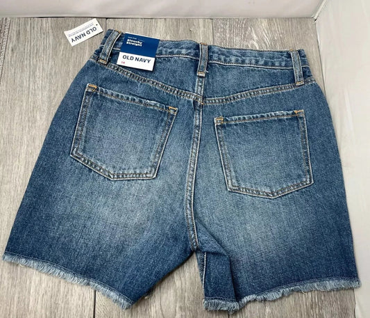 OLD NAVY Girls Bottoms OLD NAVY - Straight Adjustable Waist Jean Shorts