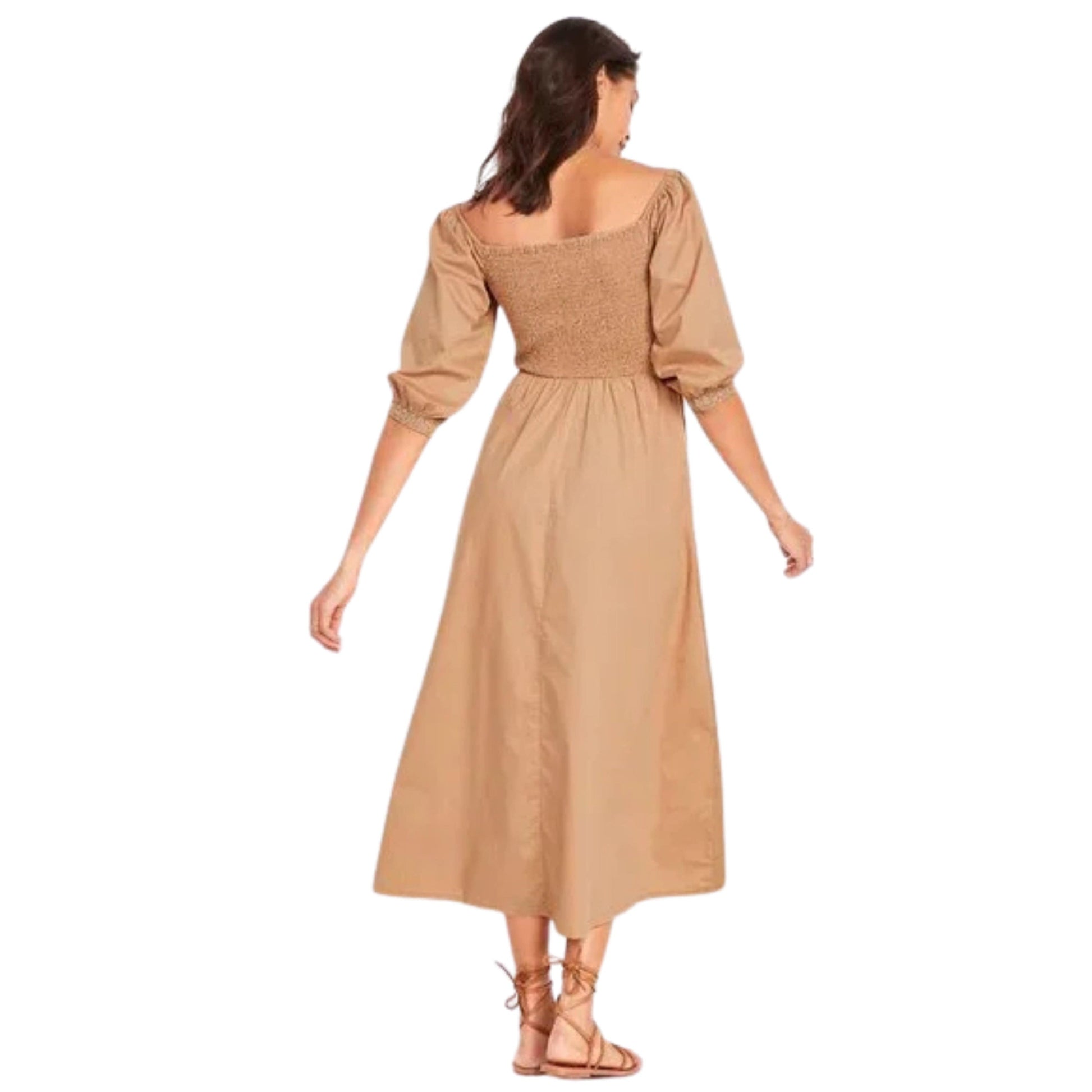 OLD NAVY Womens Dress OLD NAVY - 3/4 Sleeve Midy Dress