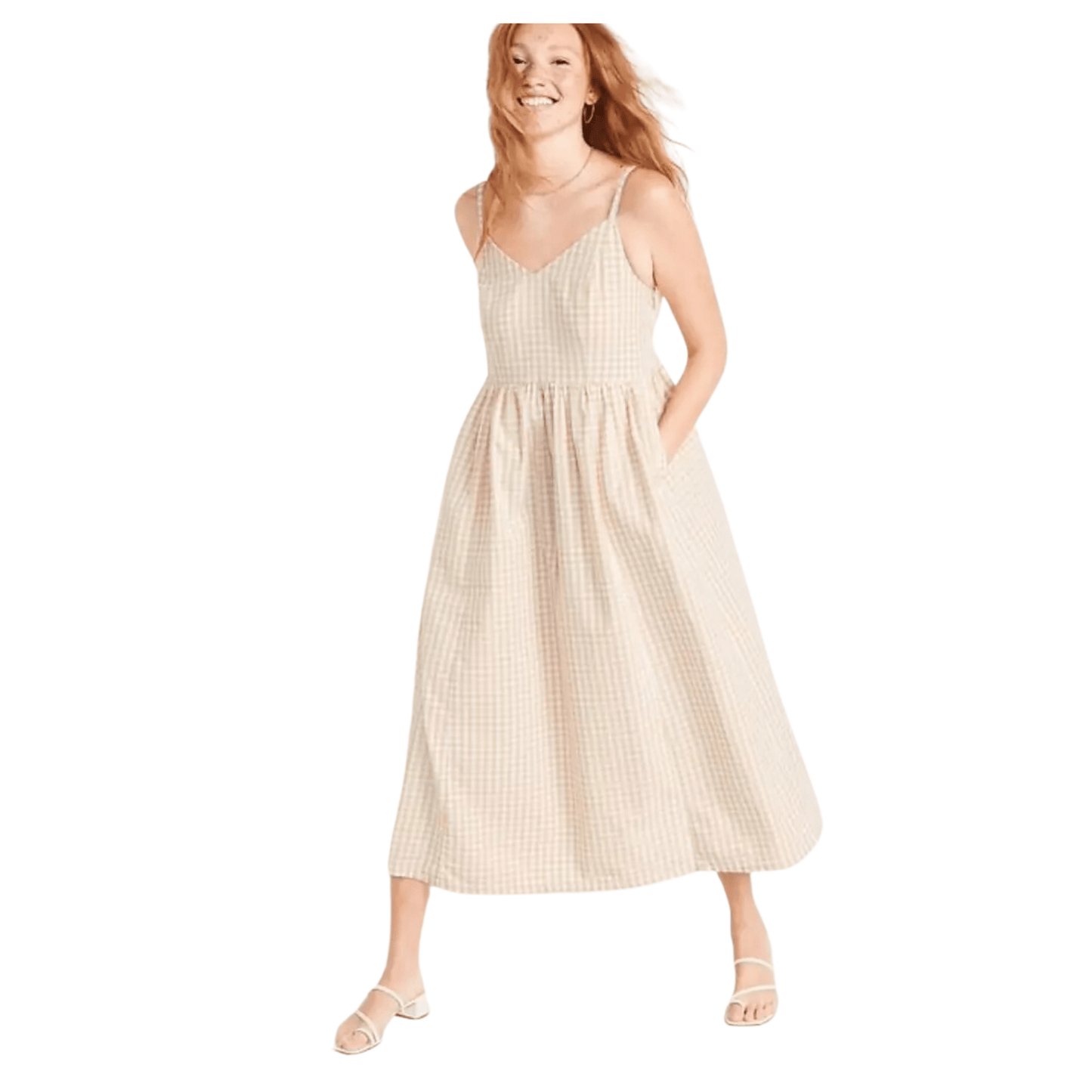 OLD NAVY Womens Dress XXXL / Multi-Color OLD NAVY - Maxi Cami Midi Dress