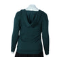 OLD NAVY Womens Tops XS / Green OLD NAVY - Deep v-neck hoody