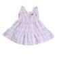 ORIGINAL Baby Girl 18 Month / Pink ORIGINAL - Baby - All Over Plaid And Front Embroidery Logo Dress