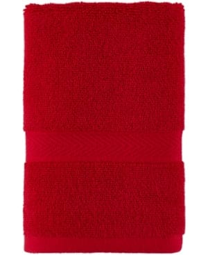 ORIGINAL Towels Red ORIGINAL - Modern American Solid Cotton Hand Towel