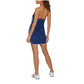 ORIGINAL Womens Dress M / Multi-Color ORIGINAL - Embroidered Open Back Halter short Sheath Dress