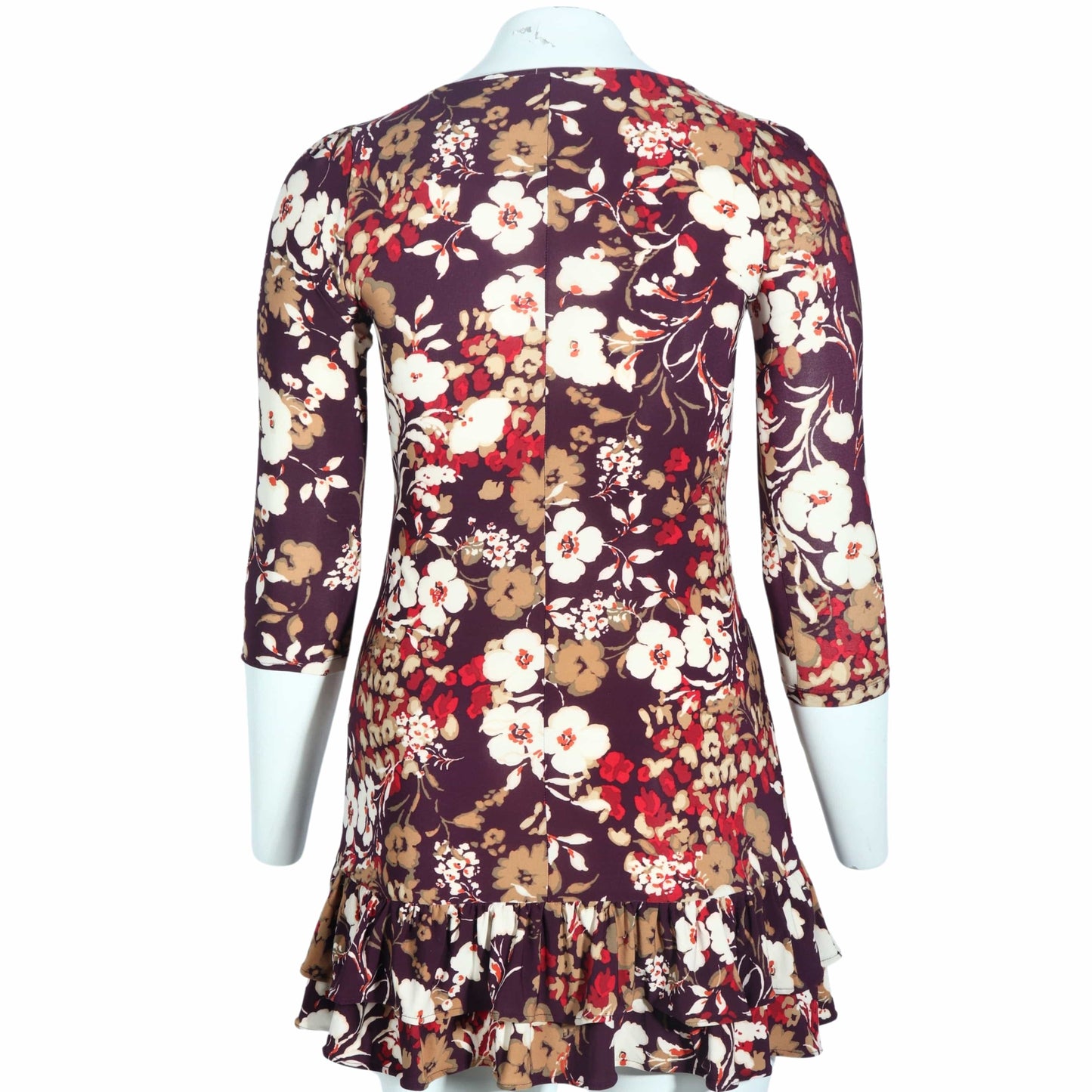 ORIGINAL Womens Dress S / Multi-Color ORIGINAL -  Long Sleeve Round Neck Dress