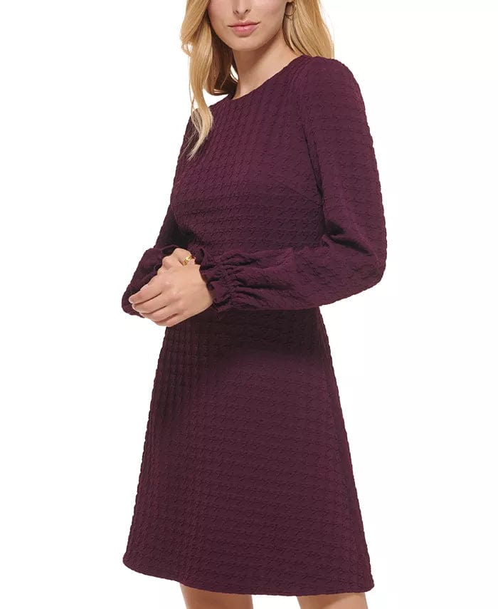 ORIGINAL Womens Dress Petite S / Purple ORIGINAL - Petite Embossed Dress