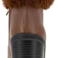 ORIGINAL Womens Shoes 37.5 / Brown ORIGINAL - Pelica Faux Fur Trimmed Bootie