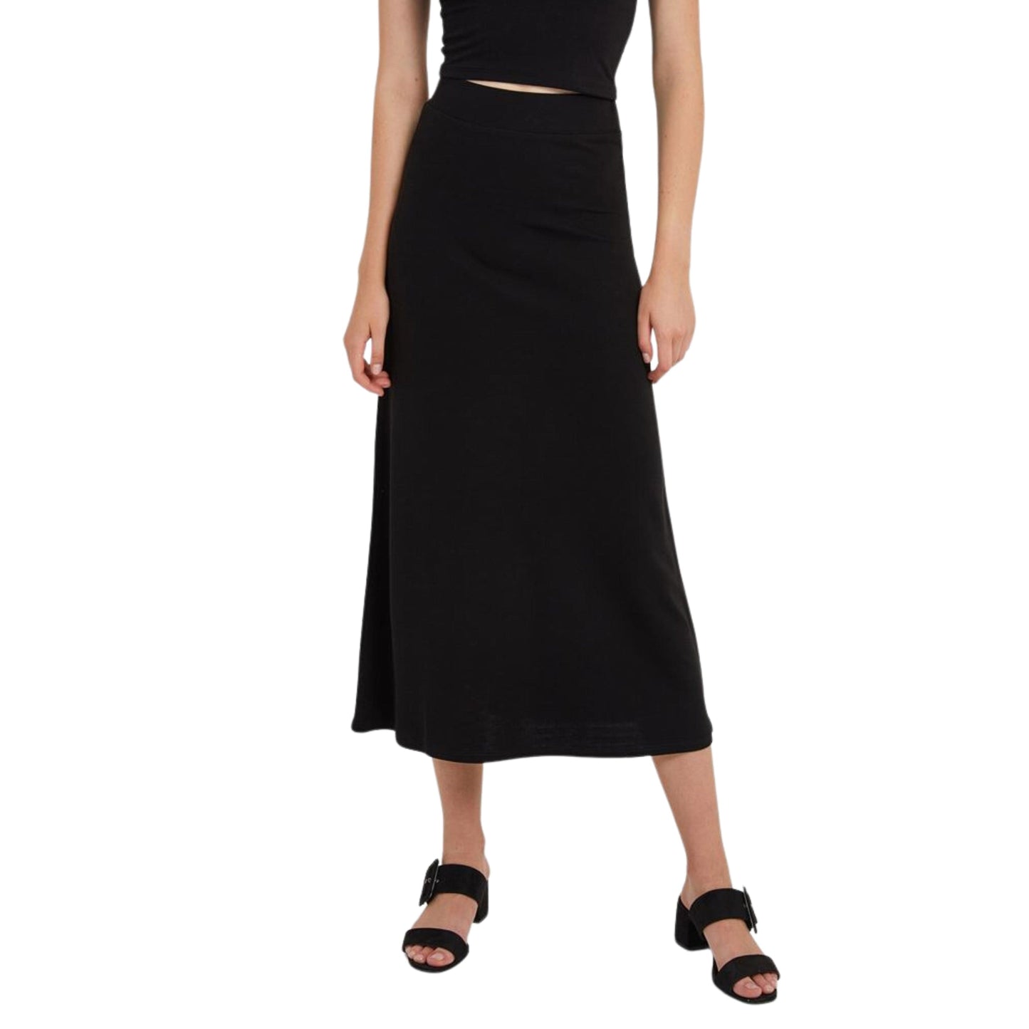 OXXO Womens Bottoms S / Black / 38 OXXO -  A-Line Midi Skirt