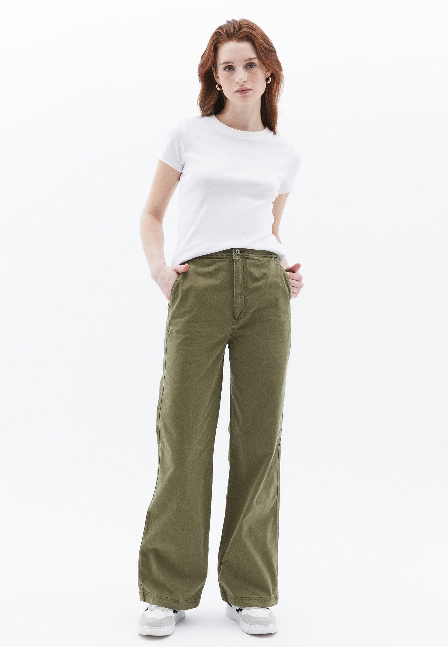 OXXO Womens Bottoms M / Green / 29 OXXO - ANTIK LICHEN OLIVE DENIM