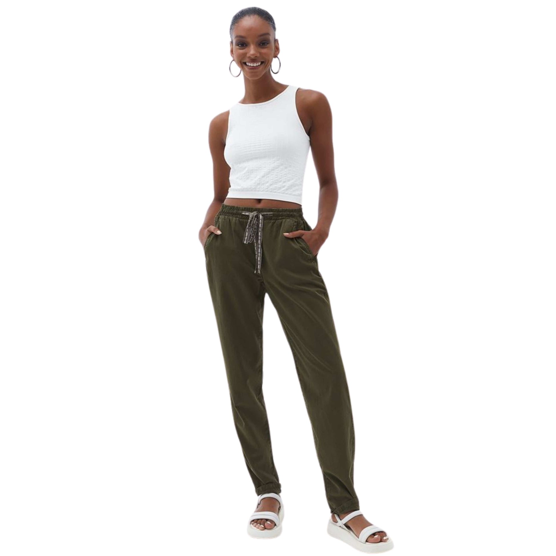 OXXO Womens Bottoms S / Green / 38 OXXO - Casual pant