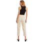 OXXO Womens Bottoms L / Beige / 30 OXXO - Elastic Rope Belted pants