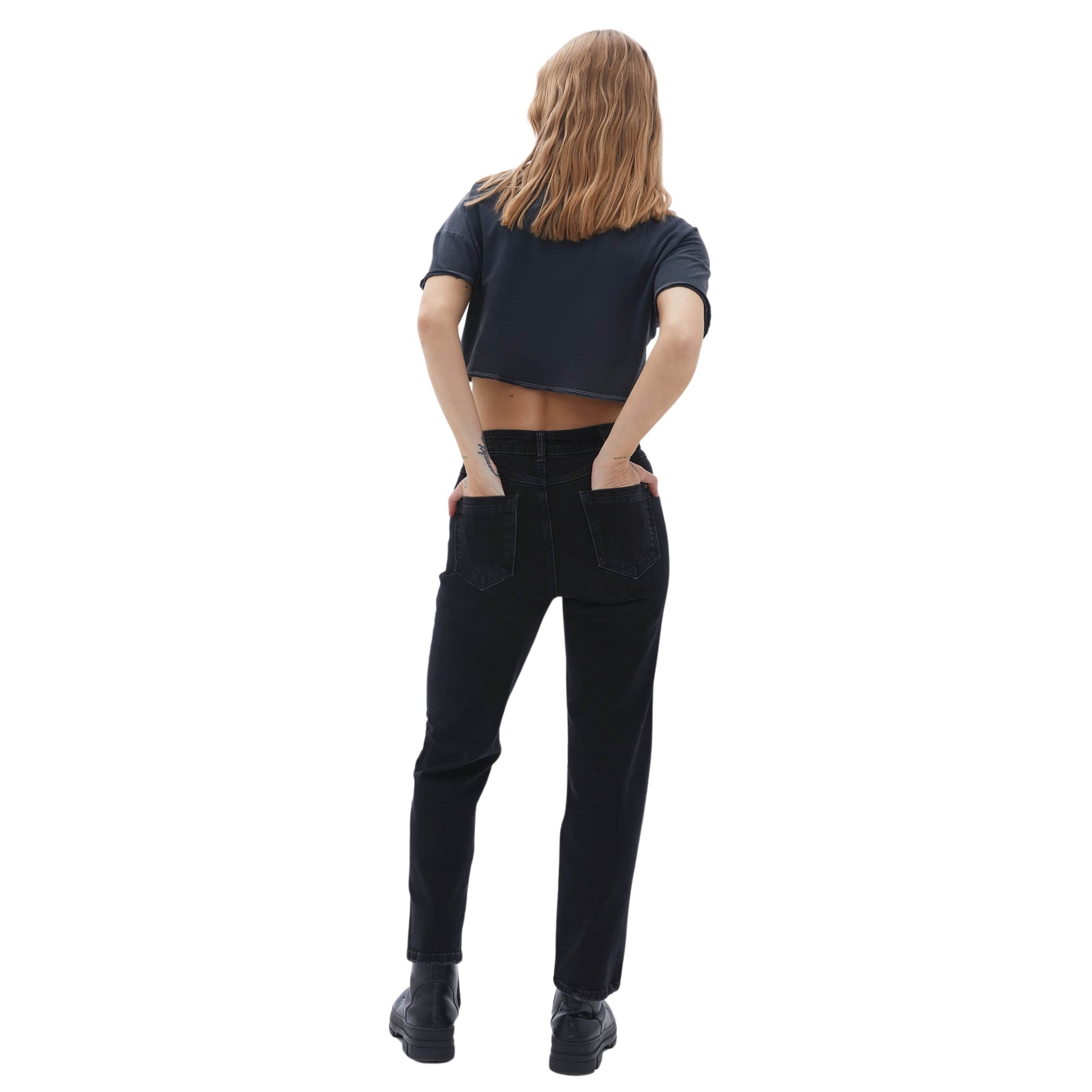 OXXO Womens Bottoms OXXO - High Waist Denim Pants