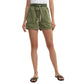 OXXO Womens Bottoms XS / Green / 36 OXXO - High Waist Mini Shorts