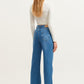 OXXO Womens Bottoms XS / Blue / 27 OXXO - High Waist Straight-Fit Denim Trousers